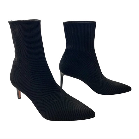 veronica beard stretch knit bootie